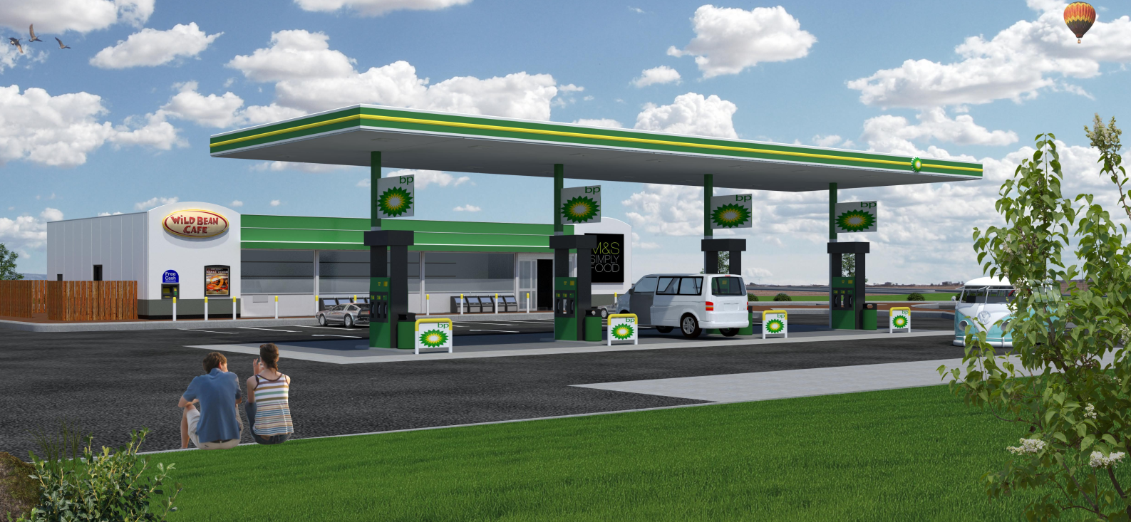 Plans for new petrol station and M&S store in south Lincolnshire