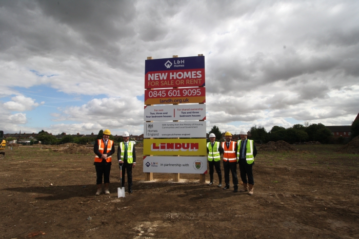 Work starts on Grantham development that will provide 46 affordable homes