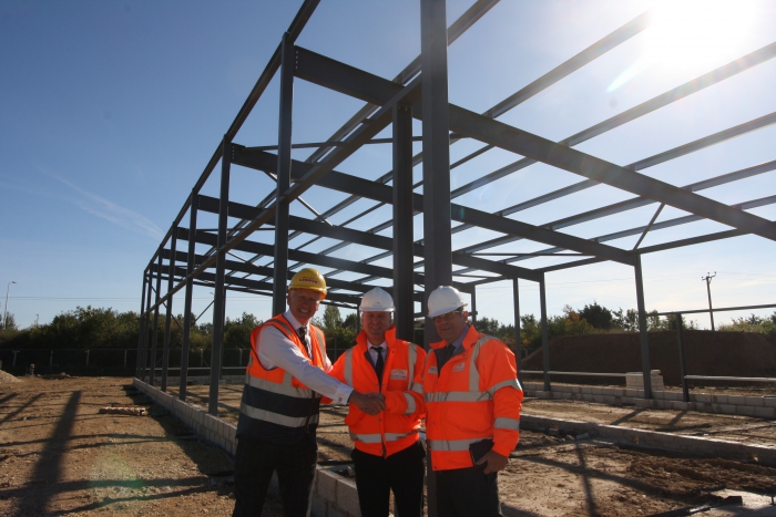 New service station and Truckstop begins to take shape