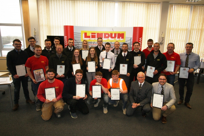 Lindum celebrates training successes