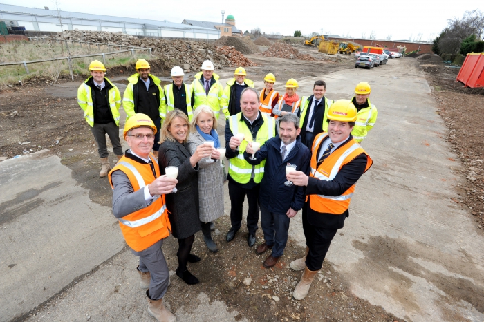 Work starts on new homes at site of former dairy