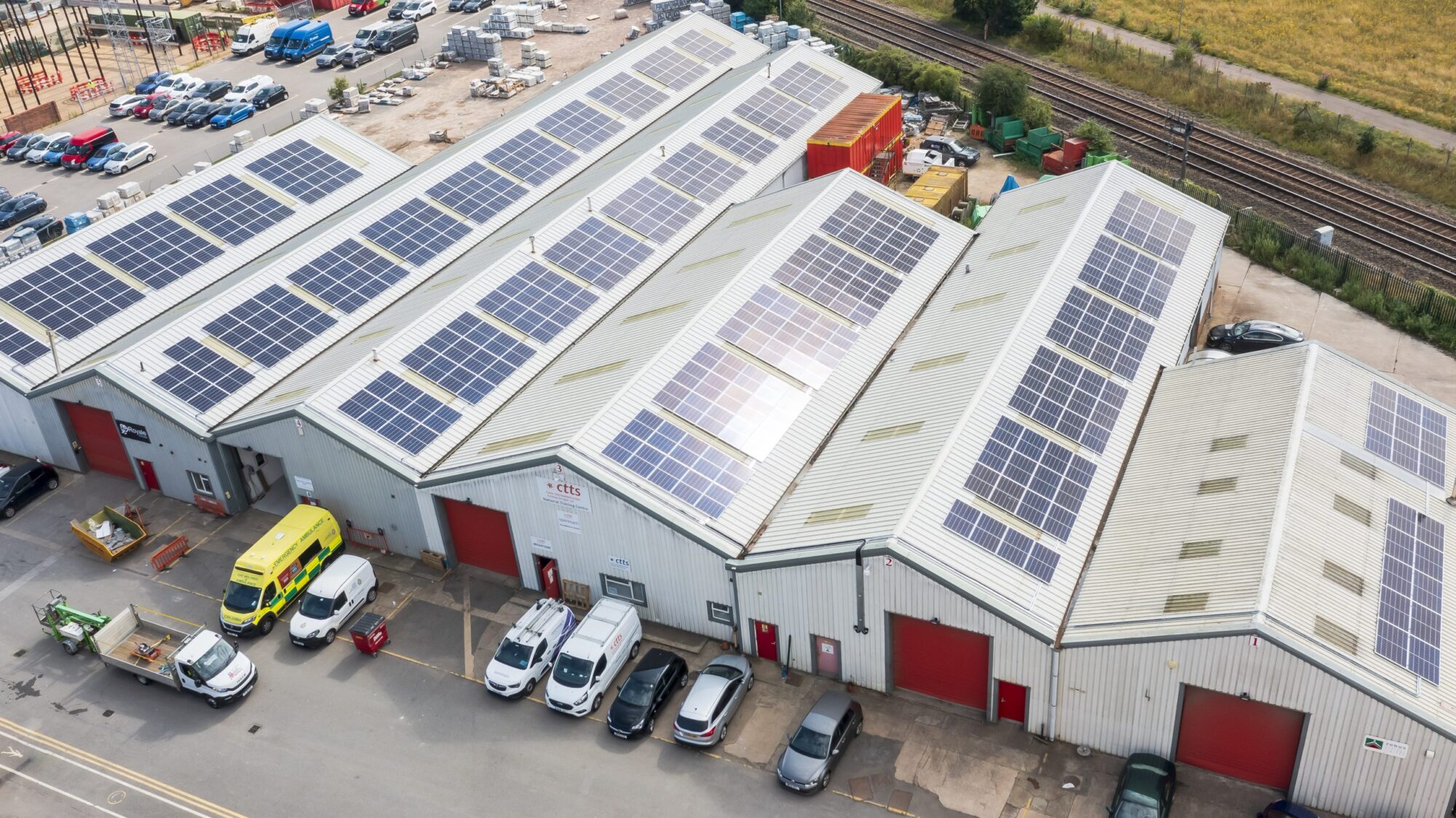 Solar panel investment at Lindum Business Park