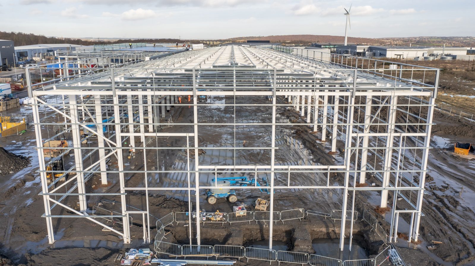 Sportswear factory begins to take shape on manufacturing park Lindum