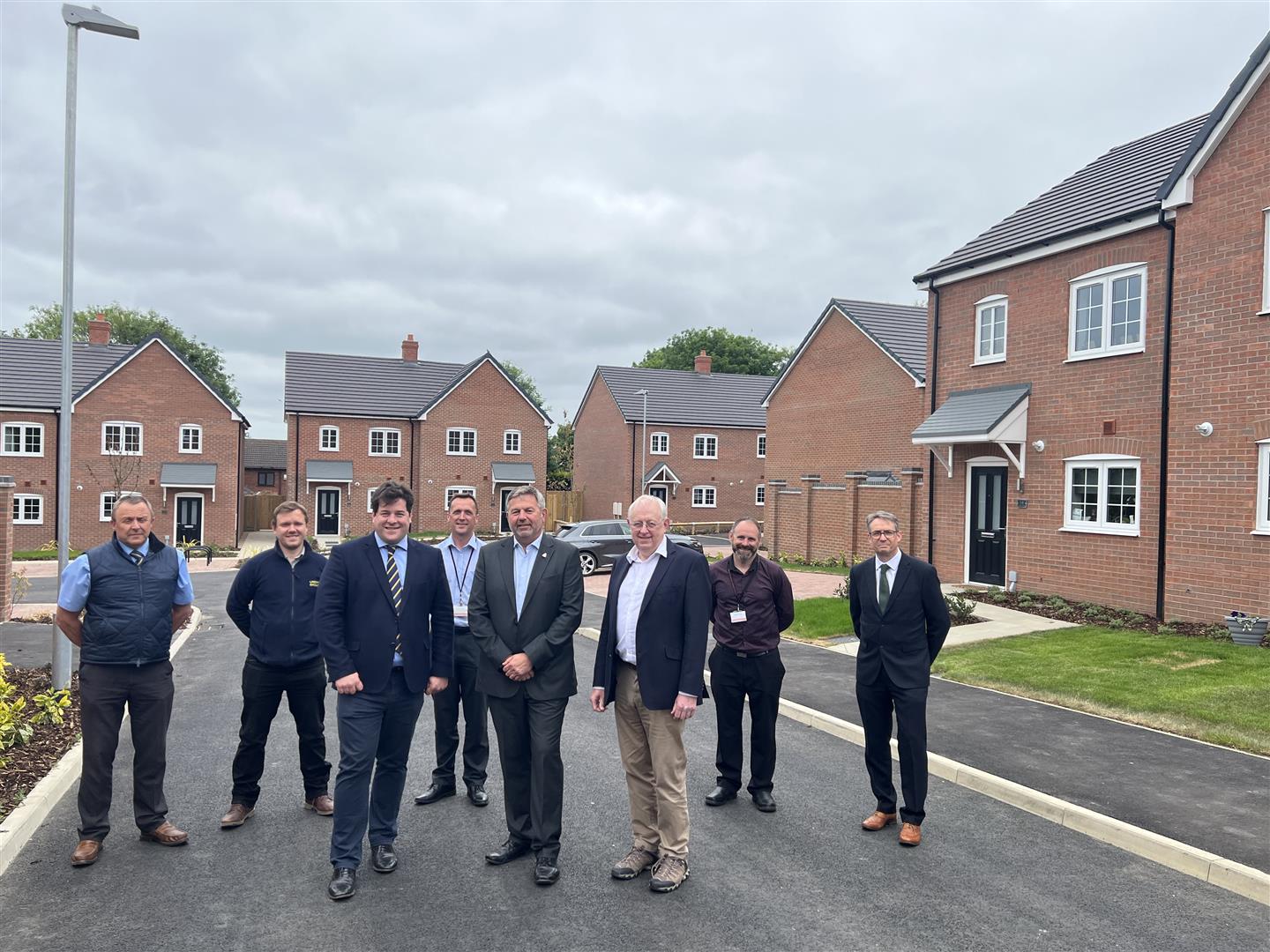 Land which formerly housed a depot has been transformed into 20 quality homes.