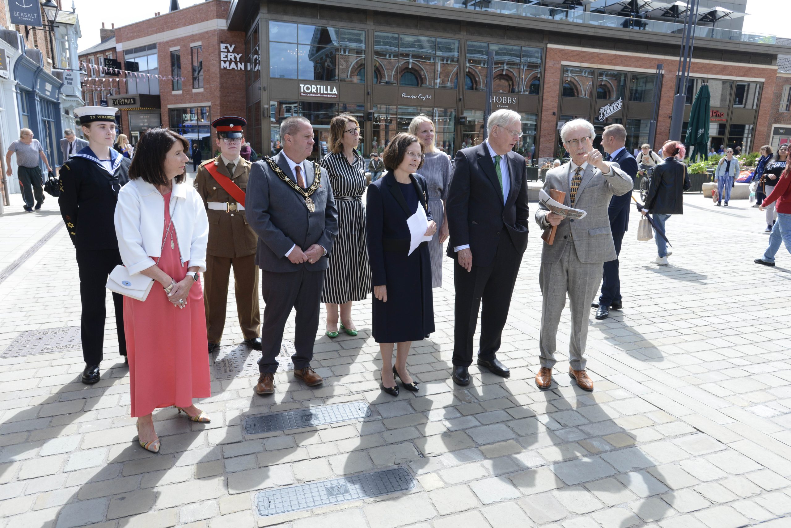 The Duke of Gloucester visits Lincoln’s Cornhill Quarter and Cornhill Market development