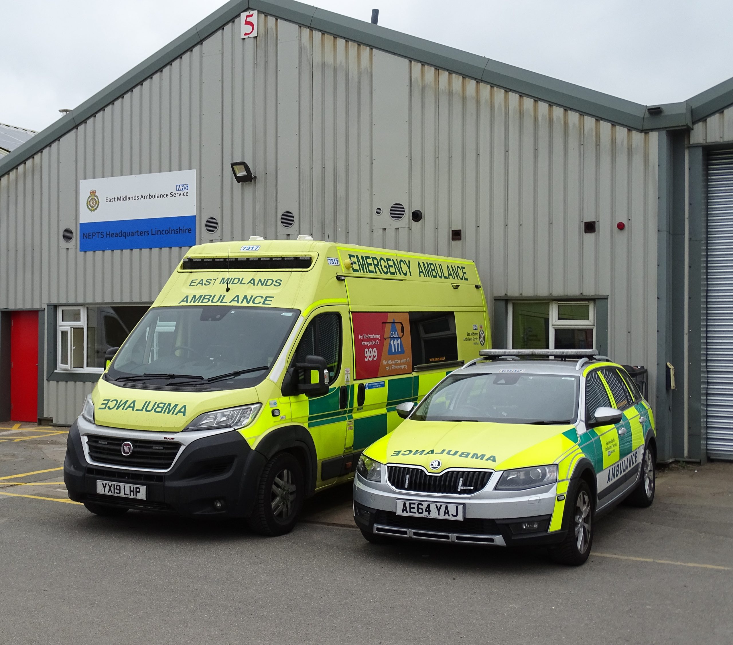 EMAS opens a new base at Lindum Business Park for its Non-Emergency Patient Transport Service
