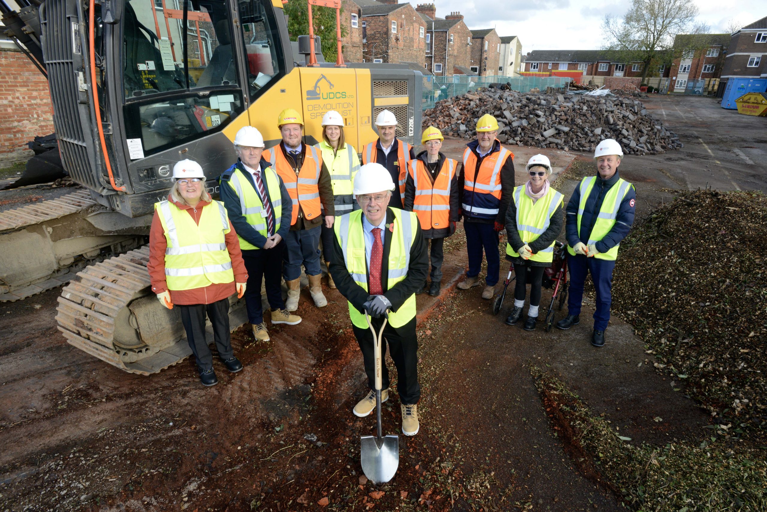 Work starts on affordable housing at former Lincoln garage site