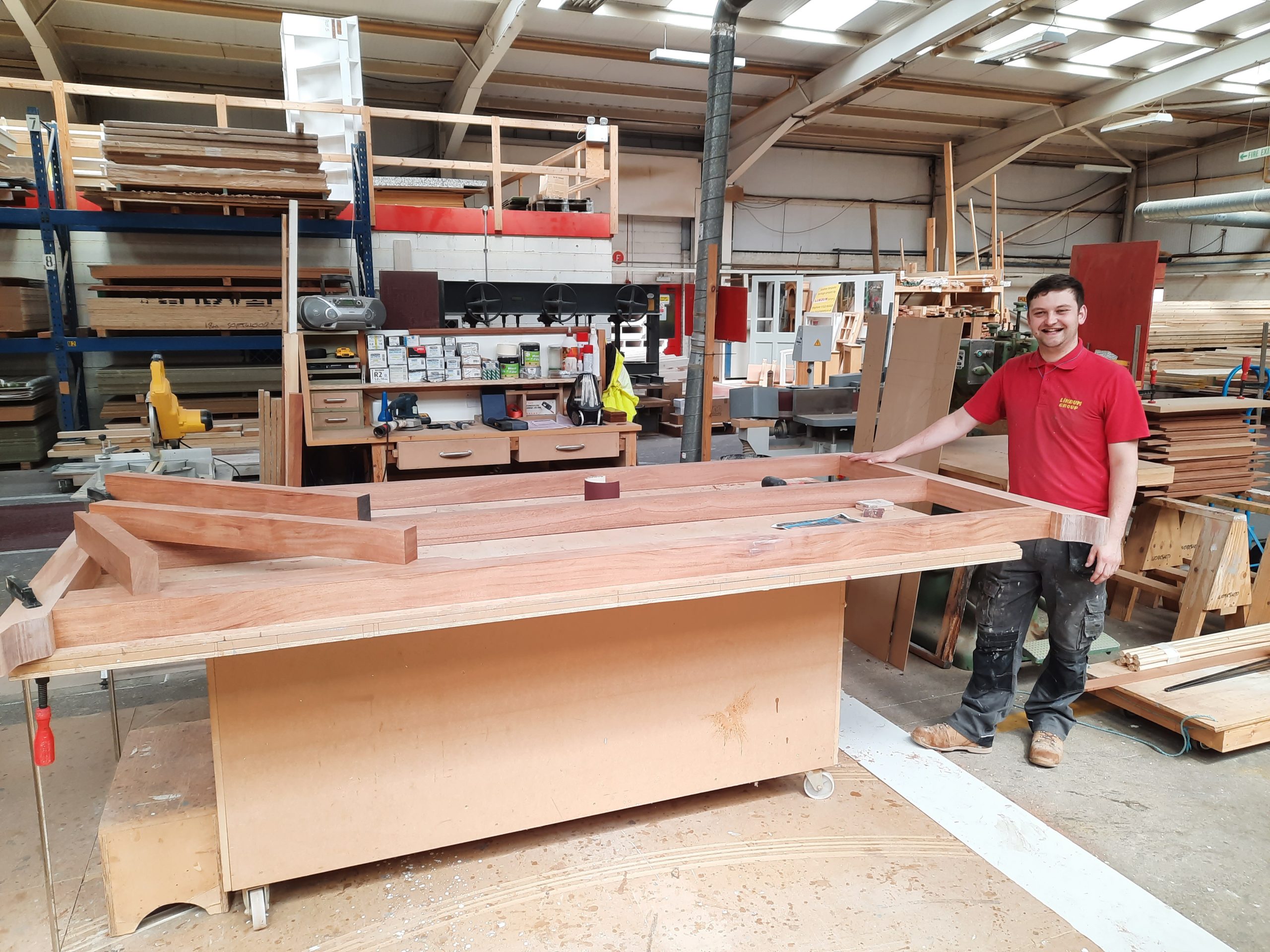 Joiner Liam builds new career after apprenticeship success
