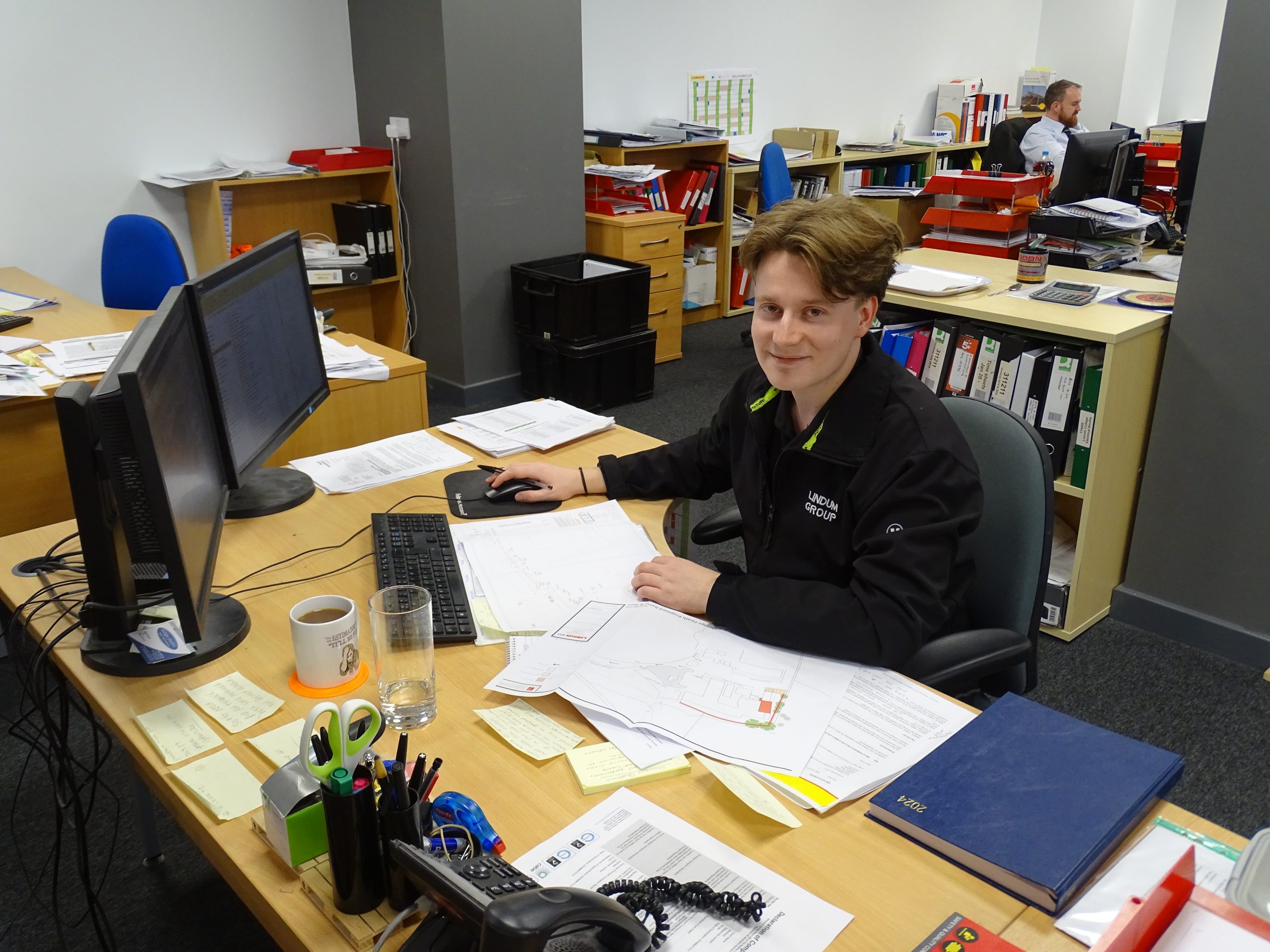 Lindum assistant surveyor and Nottingham Trent student Oliver is earning while he’s learning thanks to degree apprenticeship