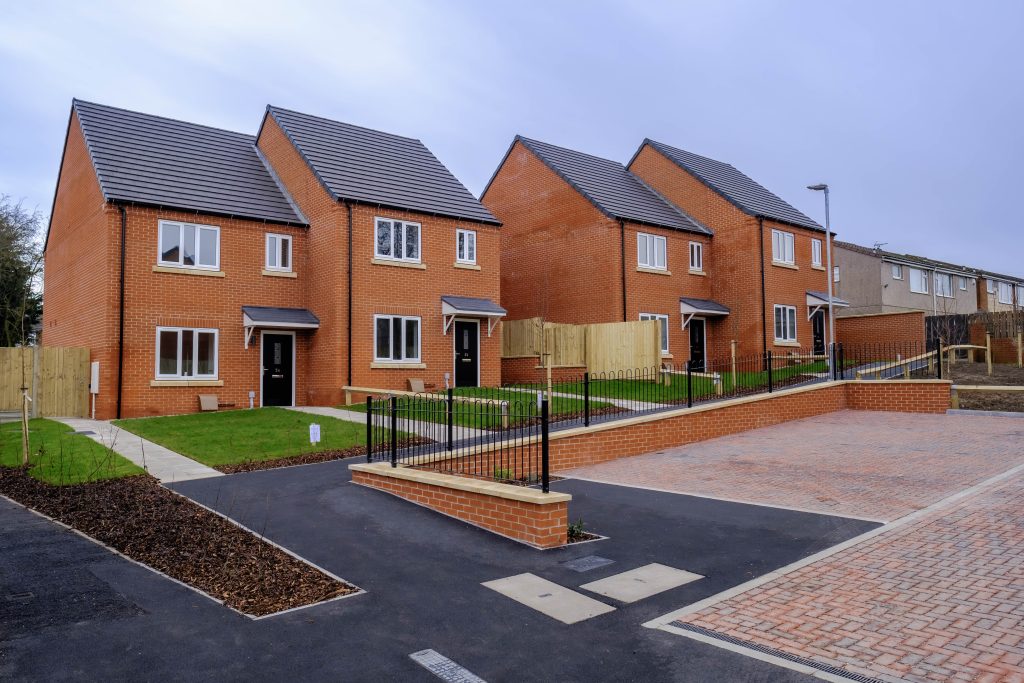 New homes built at Warwick Close 