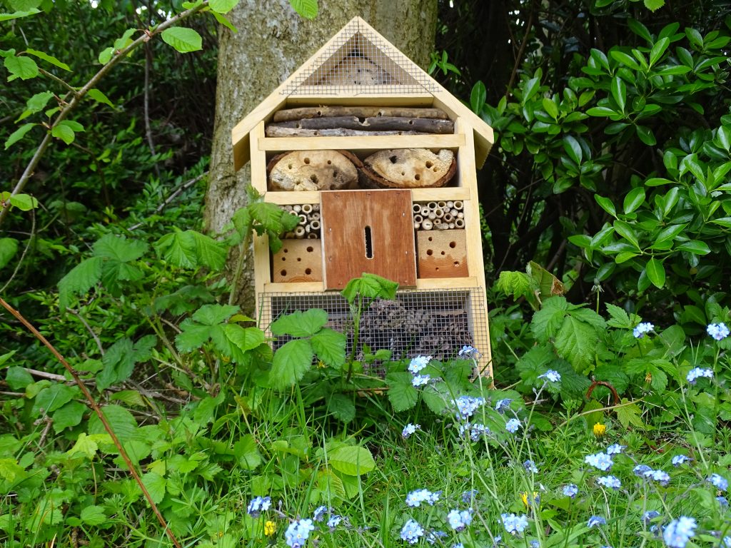 A bug hotel was also donated to the Louth children's home