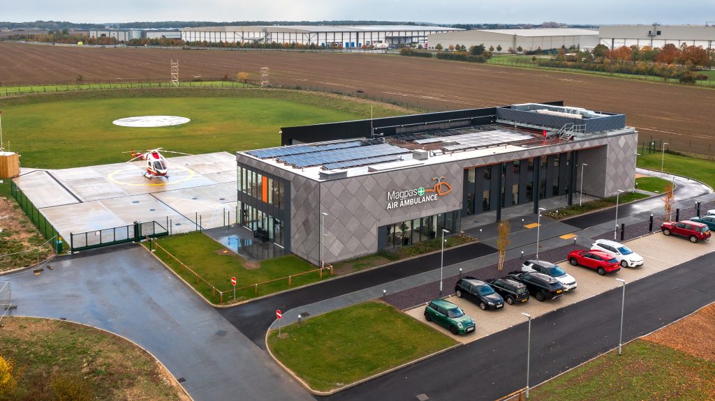The new Magpas HQ where the cpr training was held 