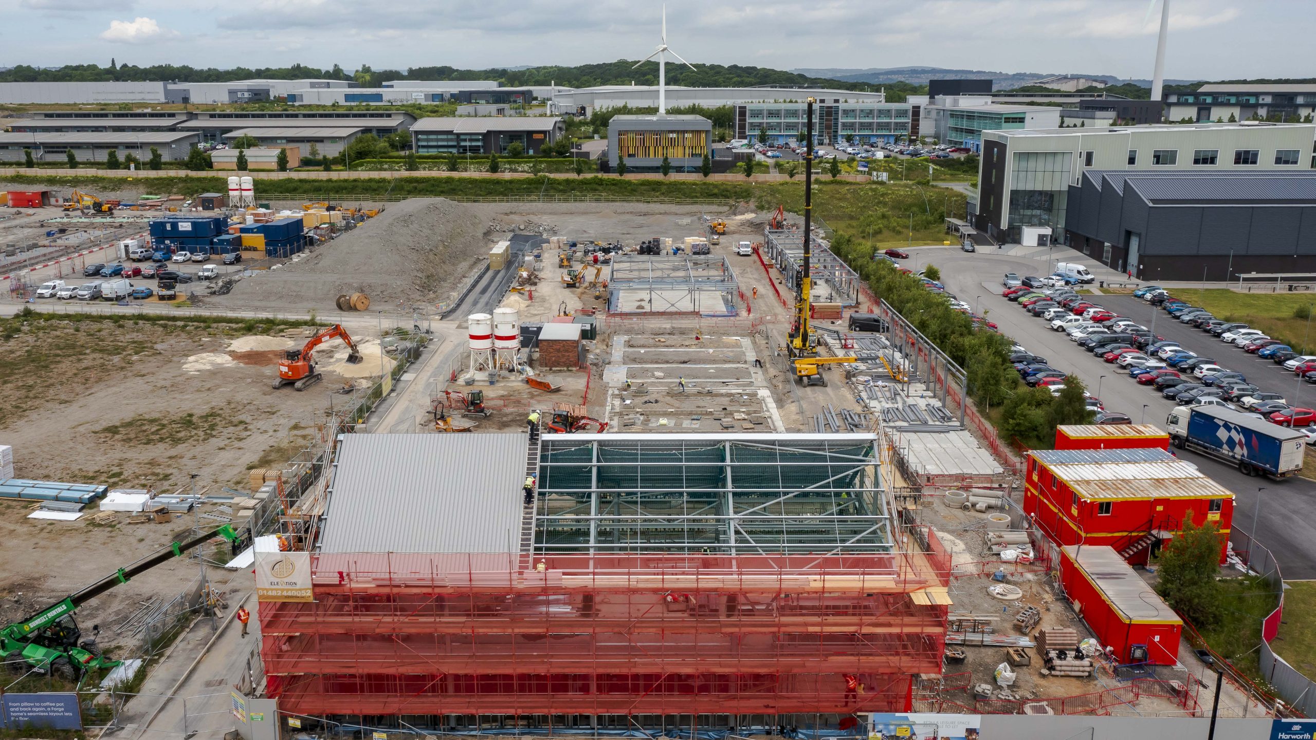 Medical centre and retail units taking shape on former mining site