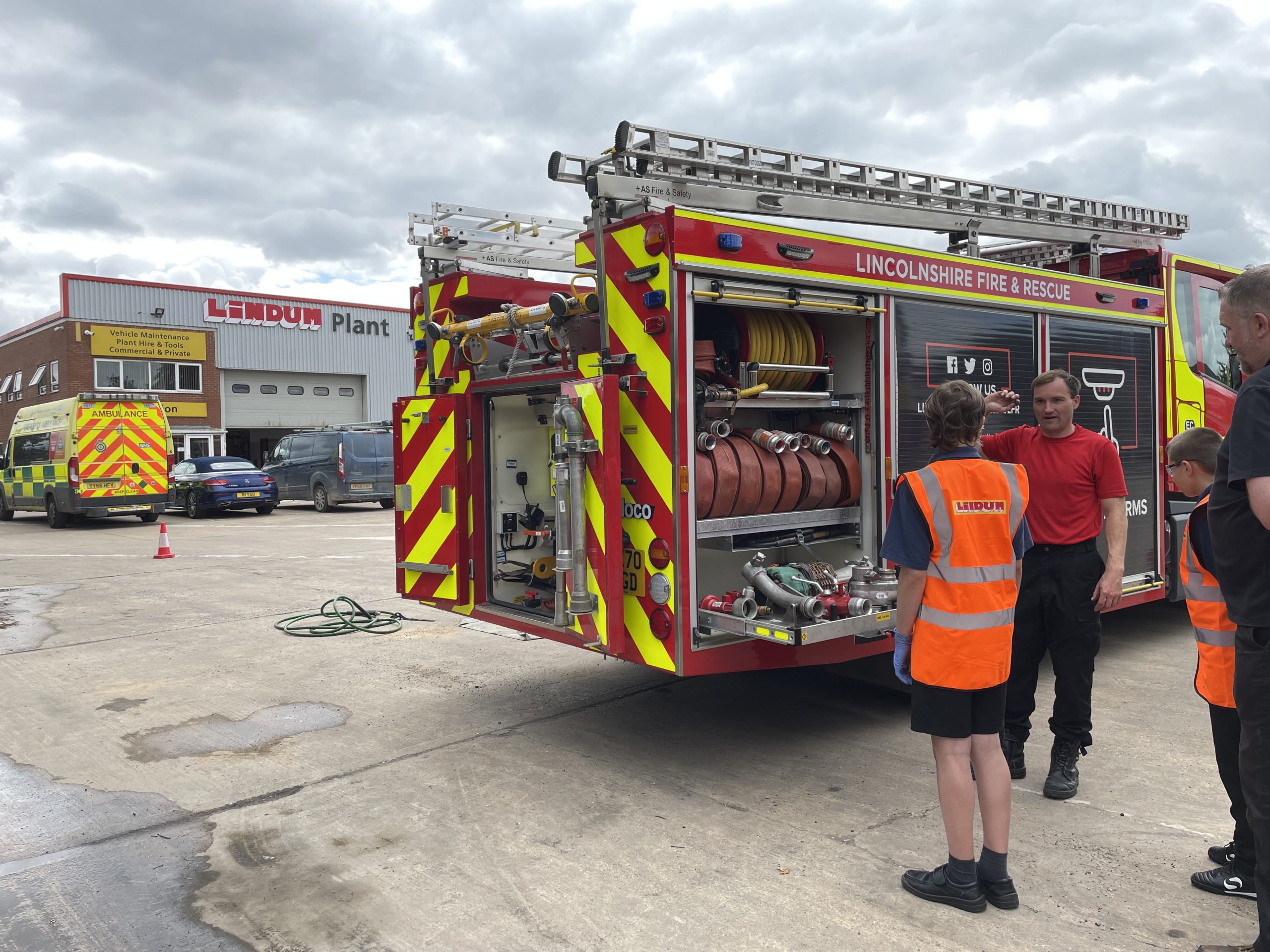 Students have a blast during visit to Lindum Business Park