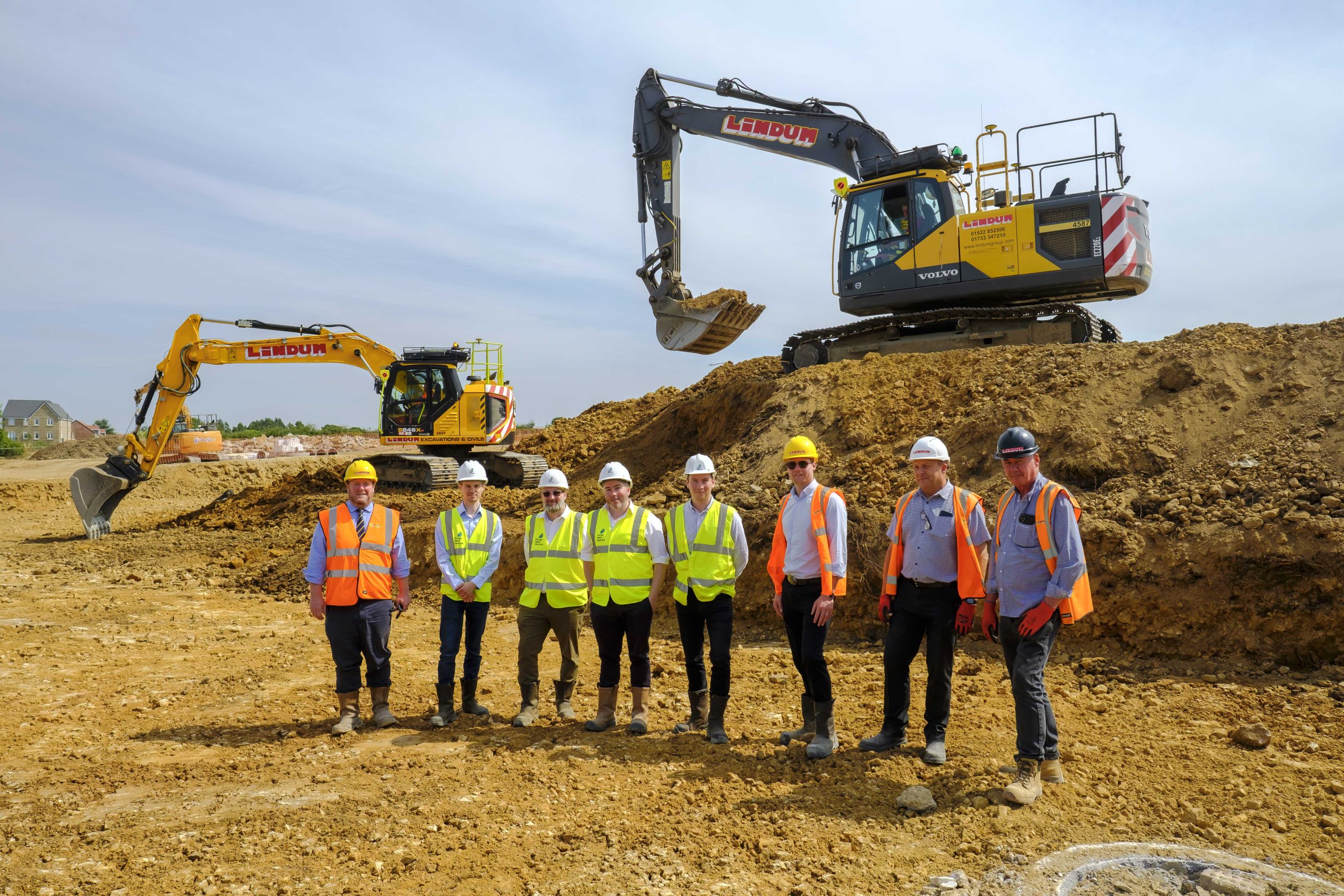 Lindum celebrates start of construction of new homes in Bolsover