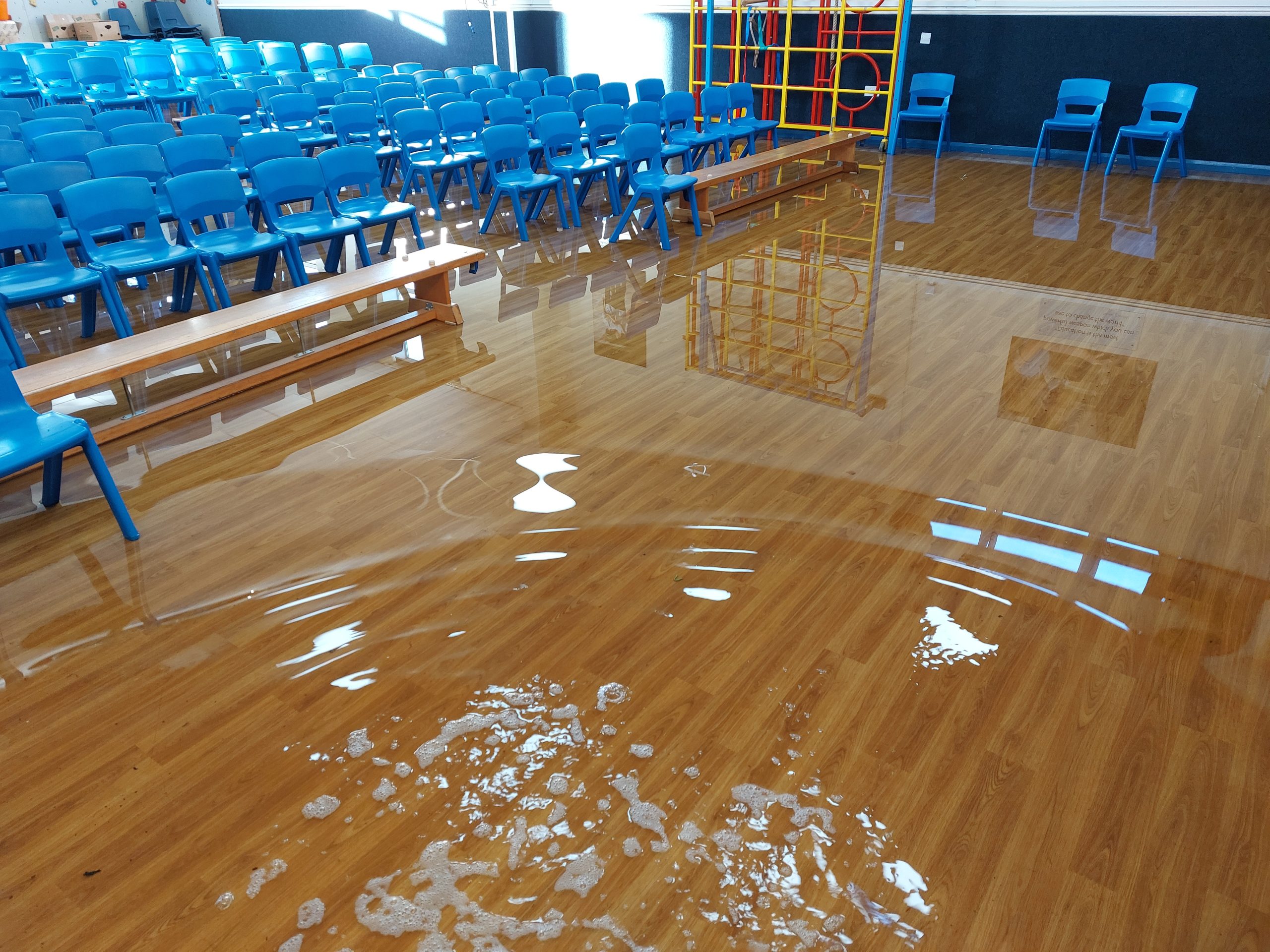 Pupils return to buildings at Heighington Millfield Primary after 10-month absence due to flooding.