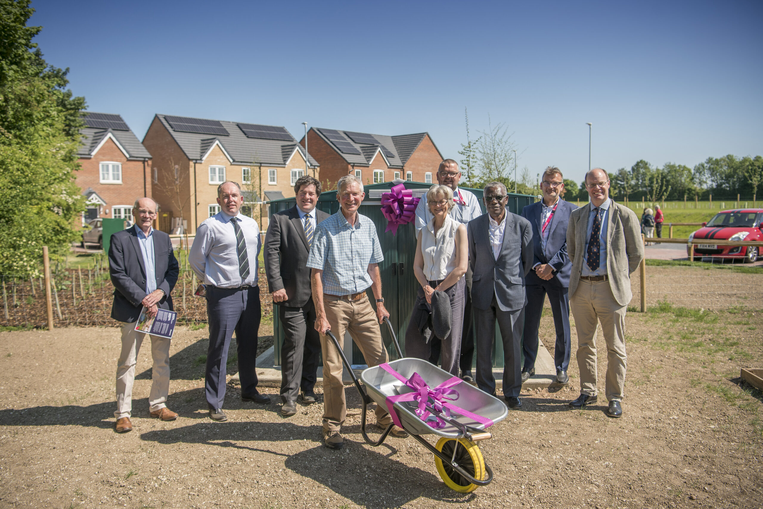 Lindum celebrates the completion of 50 new affordable homes at Bottisham Meadows with Accent Housing