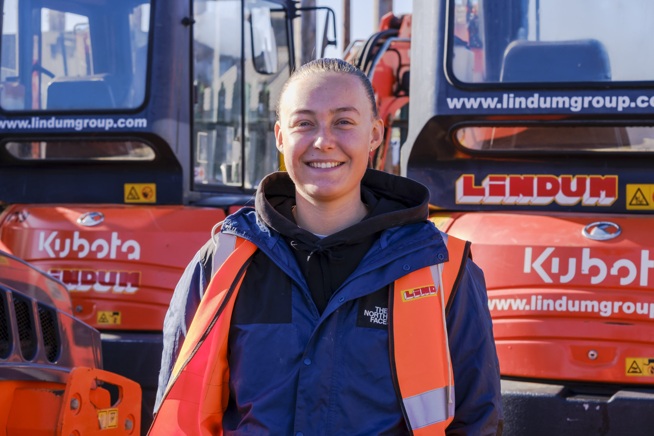 Lindum apprentice Bella celebrates Guild of Bricklayers regional win