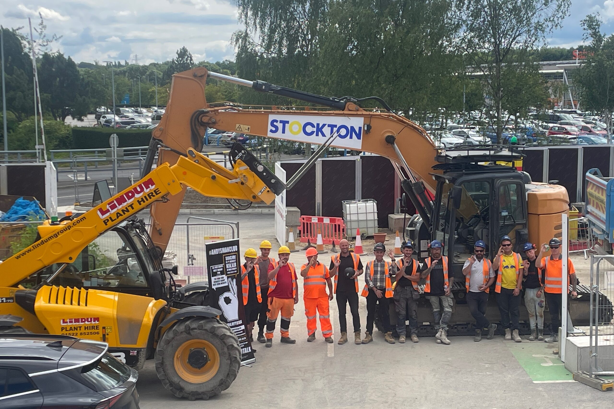Lindum partners with mental health charity to support construction workers at Leeds site