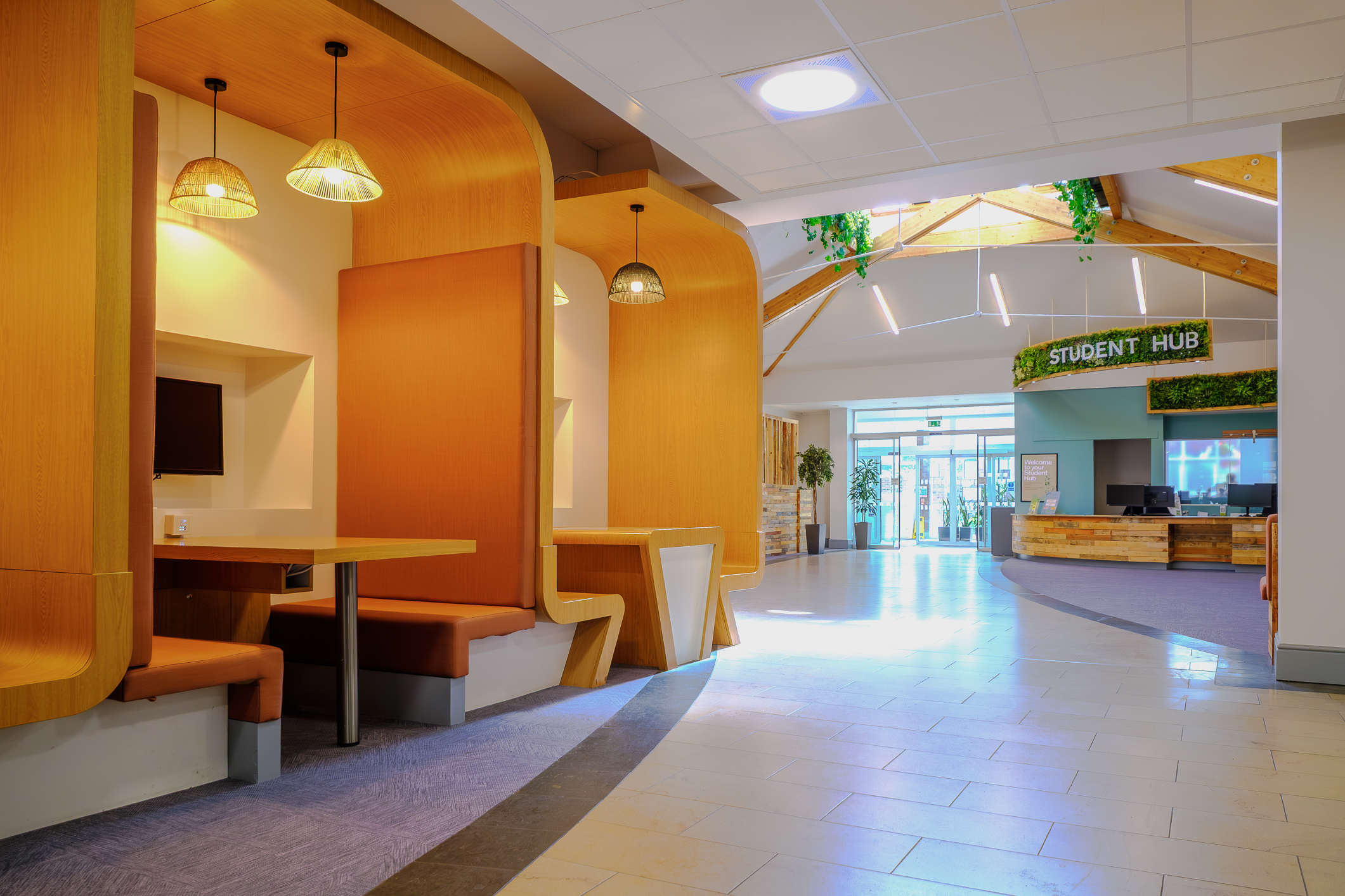 Lindum completes transformation of university foyer into Support Hub
